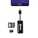 Micro USB OTG to USB 2.0 Adapter, 2-in-1 SD/Micro SD Memory Card Reader Connector Male Micro USB & Female USB Write Micro SD(HC/XC) SD TF Cards for Android Smart Phones/Tablets with OTG Function