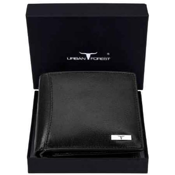Amazon.com: URBAN FOREST Oliver Leather Wallet for Men, Black, 13