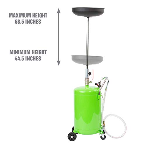 OEMTOOLS 87042 18 Gallon Portable Oil Lift Drain, Waste Oil Drain with