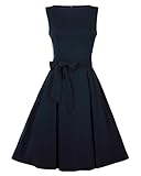 OUGES Women's Sleeveless Fit and Flare Party Cocktail Dress