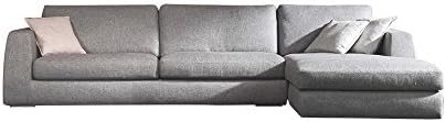 Ucofor S796 Customized Dark Gray Modern Minimalist Removable and Washable Corner Fabric Sofa for Big Department