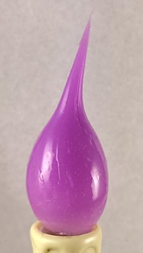 Primitive Silicone Dipped 5 Watt Light Bulb - Pack of 6 - Light Purple