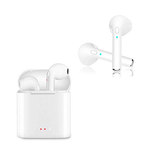Wireless Bluetooth Headphone in-Ear V4.2 Wireless Bluetooth Earbuds Wireless Headset with Microphone for iPhone X/8/7/6 and Samsung alaxy S7 S8 Note9 …