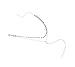 Suyi Exquisite Thin Layered Sequins Choker Necklace Women Girl Lady Long Chain Pendant Necklace A-Silver