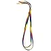Polyester Rainbow Color Shoelaces Shoe Laces Tie for Casual Sport Athletic Shoes