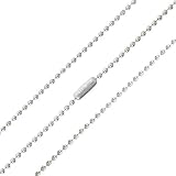 Sterling Silver Hypoallergenic Ball Chain Necklace - 1.8 mm, 24