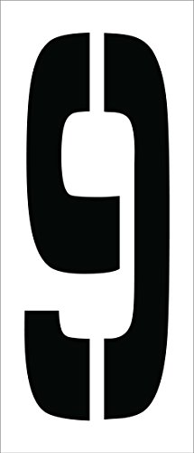 National Marker Corp. PMC24-9 Stencil, Number 9, 24 Inch