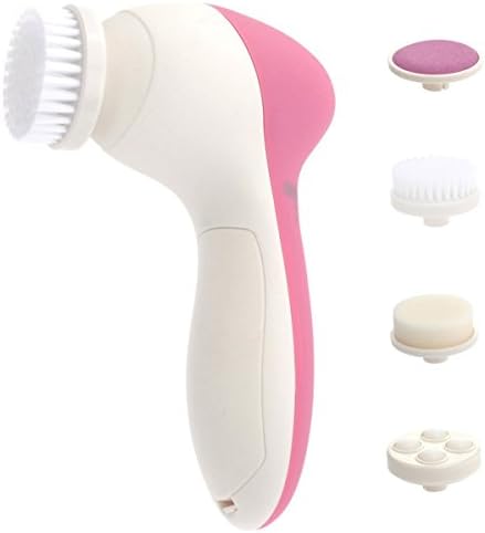 REFAGO 4-in-1 Electric Facial Cleansing Brush, Multi-Function Deep-layer Skin Scrubber beauty tools, Face Skin Massager and Exfoliator, Removing Blackhead, Skin Spa Cleaning Machine