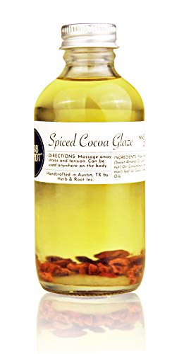 Edible Cocoa Massage Oil with Warming Cinnamon | Relaxing Massage Therapy for Men, Women, Couples | Herb & Root - Thumbnail 5