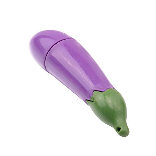 Choosebuy Eggplant Shape 8G/16G/32G/64G USB 2.0 U Disk, Cute Portable Flash Memory Stick Pen Storage USB Flash Drives for Office Supplies (32G) - Thumbnail 4