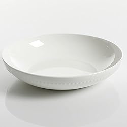 Gibson Elite Embossed Bone China Double Bowl
