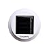 3 Led solar powered bright wireless landscape Light by Cozypony water resistant for Fence Gutter outdoor garden wall pathway with switch