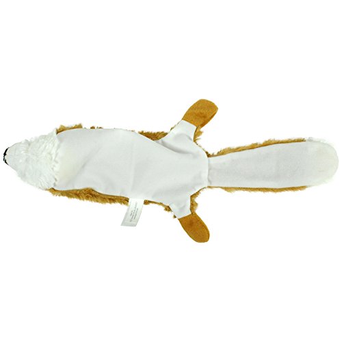 Hyper Pet Critter Skinz Fox Plush Dog Toy with Squeaker, Large
