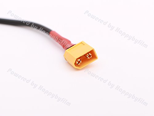 XT60 Male Plug to 5.5mm/2.5mm DC Female Jack Power Charge Cable for RC FPV Power