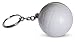 Novel Merk 12 Pack Volleyball White Keychains for Kids Party Favors & School Carnival Prizes
