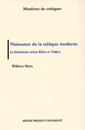 Naissance de la critique moderne