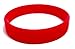 TheAwristocrat 1 Dozen Multi-Pack RED Wristbands Bracelets Silicone Rubber - Select from a Variety of Colors (Red, Adult (8