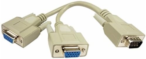 Littlebush Systems Limited 150mm monitor splitter cable (1 x HD15M to 2 x HD15F)