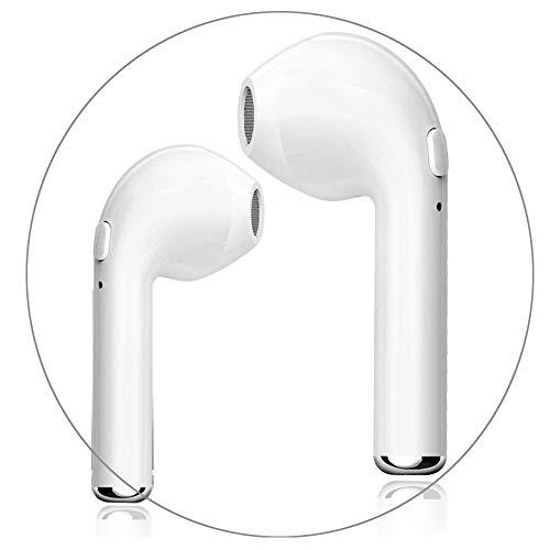 Wireless Headphones, Bluetooth Earbuds Stereo In-Ear Earpieces with 2 Built-in Mic Earphone for iPhone X 8 8plus 7 7plus 6S Samsung Galaxy S7 S8 IOS Android Smart Phones