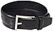 Calvin Klein Men's 31mm Feather Edge Semi Shine Belt, Black, 32