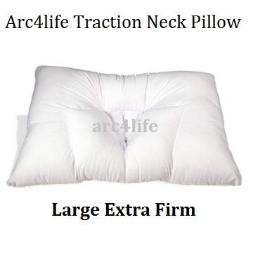 Arc4life Cervical Linear Traction Neck Pillow Large Extra Firm