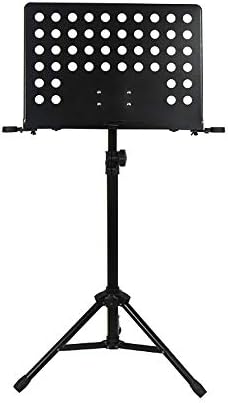 Black ドラッグストア 色 ビューティー キャリングバッグウクレレギターバイオリンライトのための調節可能な譜面台と折り畳み式の金属製三脚ベース 100 品質保証 激安超特価 車 バイク 48x153cm ポータブル折りたたみ譜面台 正規品送料無料 ホルダー Size 新作製品