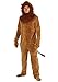 Fun Costumes Brown Lion Costume Adult Lion Onesie Animal Costume for Men - Large