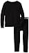 Fruit of the Loom Boys' Little Active Performance Thermal Underwear Set, Rich Black, 6/7