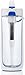 KOR Nava BPA Free 650ml Filter Water Bottle, White/Blue