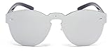 GAMT Reflective Rimless Sunglasses Fashion Vintage Eyewear for Unisex