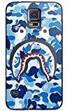A Bathing Ape Blue Shark for Iphone and Samsung Galaxy Case (Samsung Galaxy S5 black)