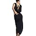 Motony Women Latin Dance Dress Latin Dance Practice Costume Adult Performance Skirt Black S