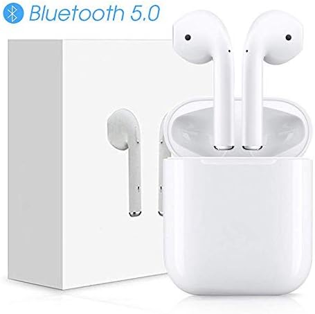 AYD TWS i12 True Wireless Earphone V5.0 mini Stereo Earbuds Phone Headsets HiFi Bass Built-in Mic, in-Ear Headset Anti-Slip Design Hands-Free Calls