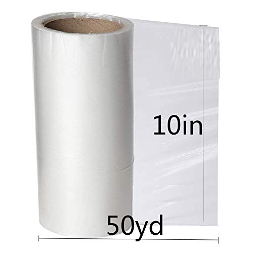Water Soluble Stabilizer for Embroidery Topping Film (10 in x 50 yd Roll), Seneme 35um Clear