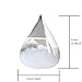 Christmas's Day Creative Stylish Desktop Drops Storm Glass Crafts Weather Bottle Forecast Bottle Barometer -Mini ¡­