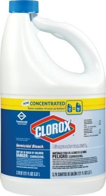 Clorox Germicidal Concentrated Liquid Bleach, 121 oz, 3 Bottles/Case (1)