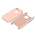 MTRONX Phone Case for iPhone 5, iPhone 5s, Shockproof Hybrid Hard Soft TPU Case Bumper for Apple iPhone 5, iPhone 5s - Rose Gold/Rose Gold(HC-RGRG)