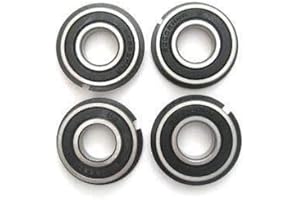 BossBearing 4 Go Kart Front Wheel Bearings 99502H to 2RSNR Snap Ring 5/8 in Racing Cart Gokart