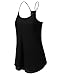J.TOMSON Women's Sleeveless Layered Chiffon Cami Tank Blouse Top