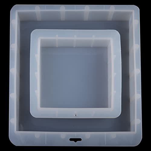 6 Inch Large Square Silicone Mold for Resin Art, Square Cube Soap