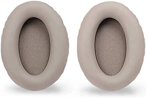 Aiivioll Replacement Ear Pads Protein PU Leather Memory Foam Compatible with Sony WH-1000XM3 Wireless Noise-Canceling Over-Ear Headphones (Silver)