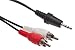 3.5mm Stereo Audio Male to Dual RCA Male - 6 FT - 3.5mm Audio Cable to Rca