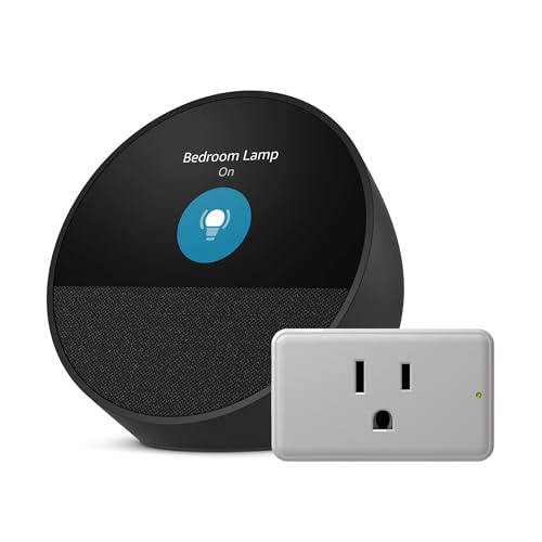 Echo Spot with Legrand Radiant Smart Plug