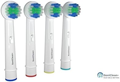 SONICLEANPLUS PRECISION CLEAN TOOTHBRUSH REPLACEMENT HEADS FOR ORAL B PRECISION CLEAN 4 pc