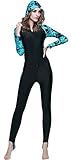 LANBAOSI Women's Wetsuits Full Body Sports Skins Sea Surf With Hooded