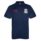 Liverpool Football Club Official Soccer Gift Mens Crest Polo Shirt