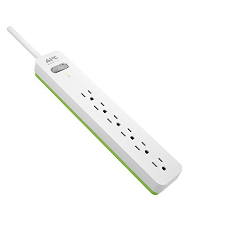 APC-6-Outlet-Surge-Protector-1080-Joules-SurgeArrest-PE66W
