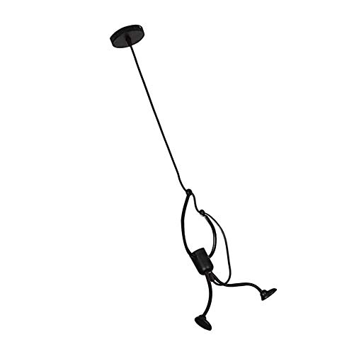 HHuin Ijzer Kleine Man Kroonluchter Cartoon Pop Kroonluchter Swing Schurk Kroonluchter Led Plafondlamp Thuis Woonkamer… - Afbeelding 3