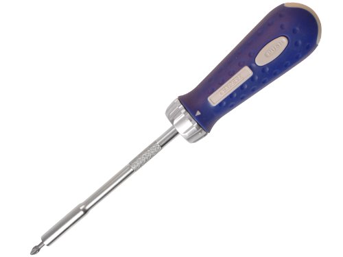 BritoolE160801B Expert Ratcheting Screwdriver with 7 Bits, 1.1cm x 2.3cm x 0.6cm