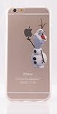 (6 (4.7)-Olaf-Silicone Case) iPhone 6 (4.7) / 6s Case Fairy Tale Soft Rubber TPU Silicone Cases Featuring Disney Snow White Eating Apple Elsa Frozen Olaf Ariel Holding Apple for iPhone 6 (4.7)